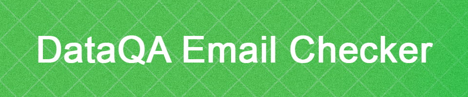 OSINT форма пробива емайла - DataQA Email Checker